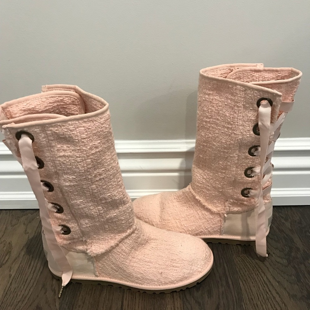 New without box Authentic Pink Ugg Boots Size 8